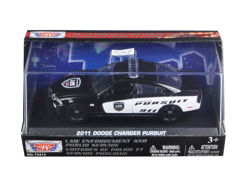 2011 Dodge Charger Pursuit Police Car In Display Showcase 1/43 Diecast Model Car by Motormax price history on PriceWatchPro