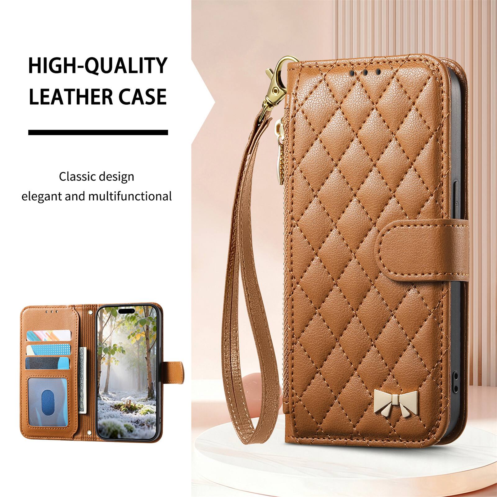 HIGH-QUALITY LEATHER CASE

Classic design elegant and multifunctional