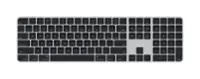 Magic Keyboard with Numeric Keypad and Touch ID for Mac models with Apple silicon - Silver/Black - Front_Zoom