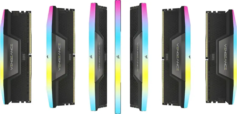 CORSAIR VENGEANCE RGB 32GB (2x16GB) DDR5 6000MHz C36 UDIMM Desktop CORSAIR VENGEANCE RGB 32GB (2x16GB) DDR5 6000MHz C36 UDIMM Desktop