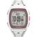 The image features a white and red Timex watch displaying the time of 10:09. The watch is designed for Ironman, a popular sports brand. The watch face shows the day, which is Wednesday, and the date, which is October 23rd. The watch is a wristwatch and is prominently displayed in the image.