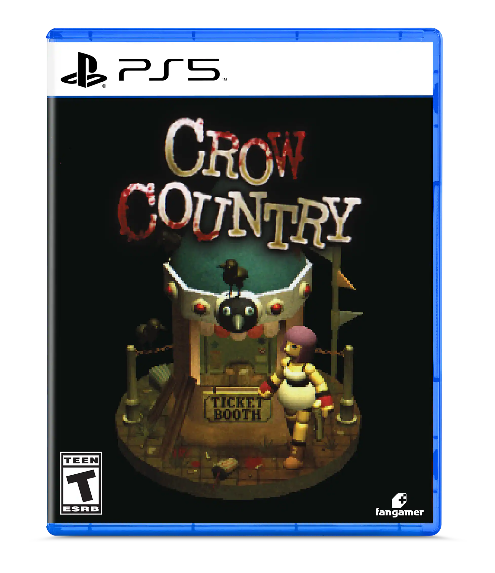 PS5 in Crow Country Ticket Booth Teen ESRB + fangamer