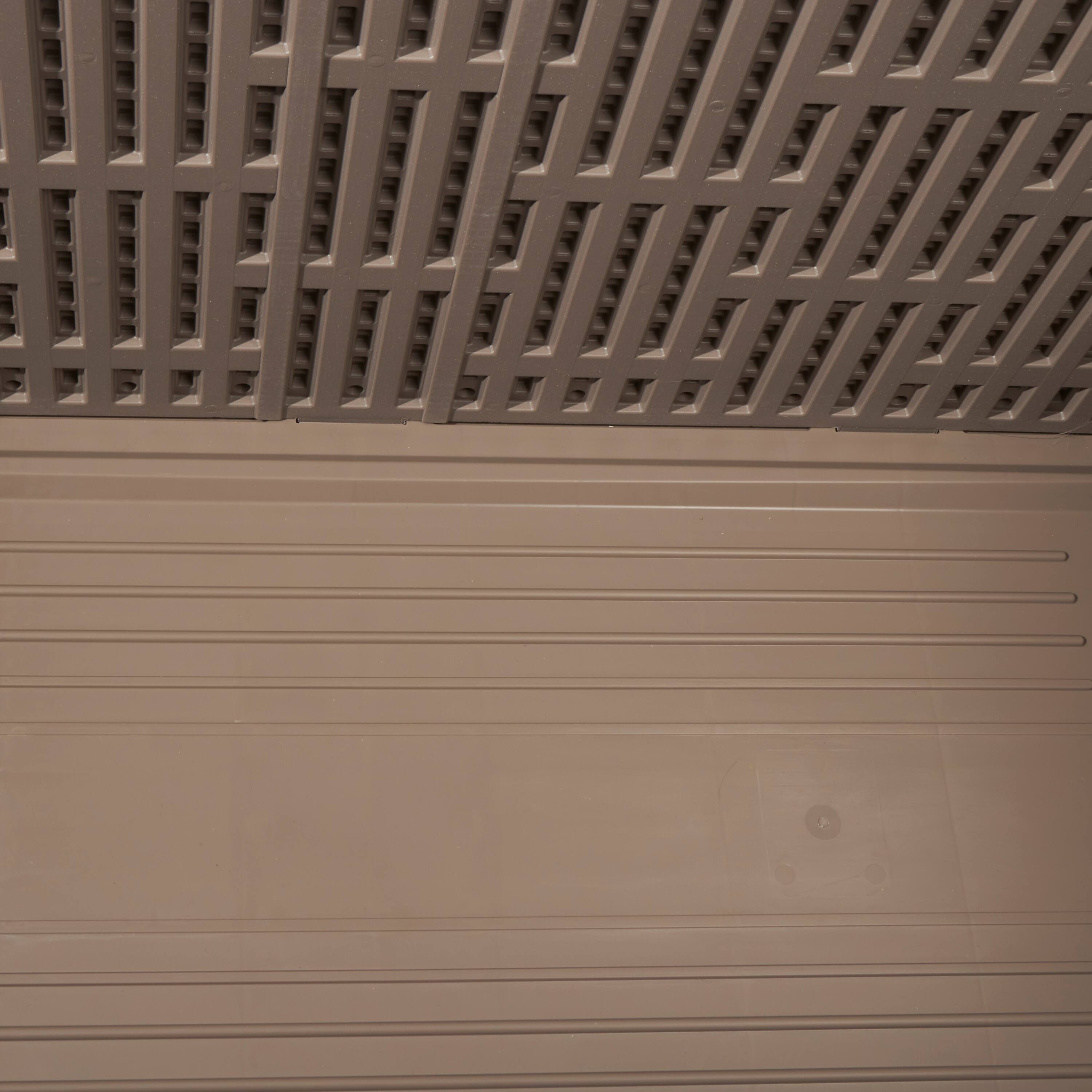 Alt View 7. Plastic Development Group - Plastic Development Group 99-Gallon Resin Outdoor Storage Deck Box, Driftwood - Driftwood.