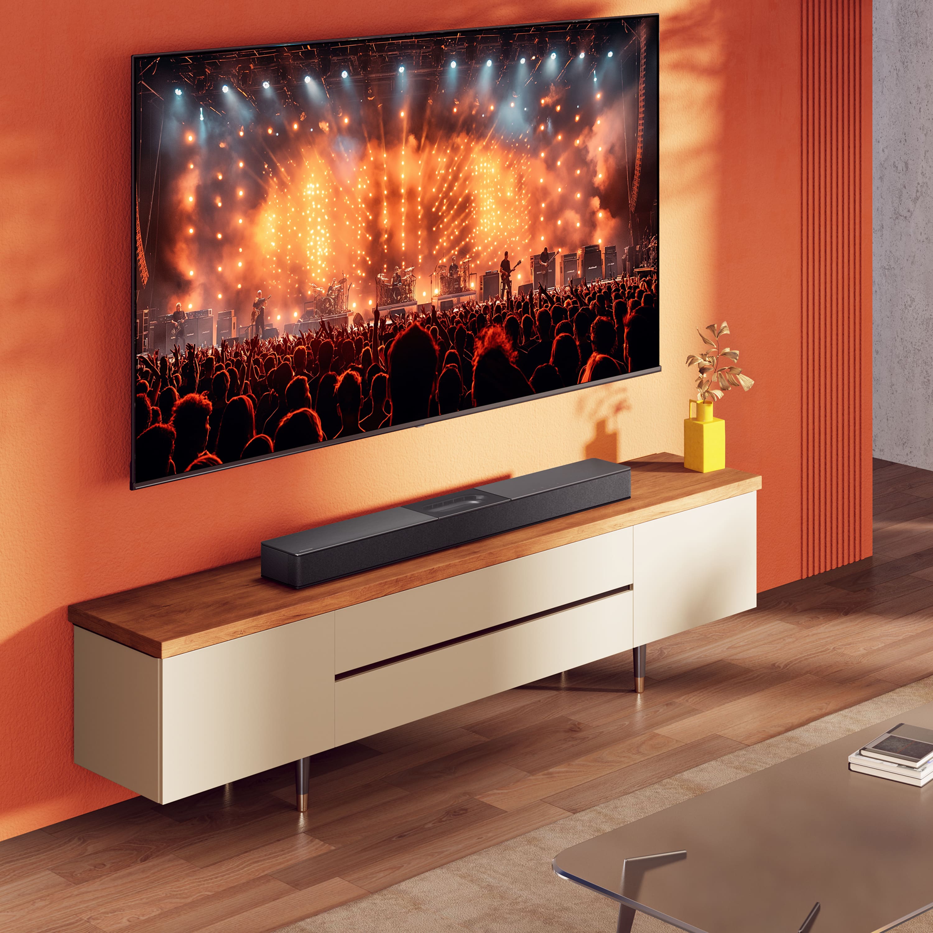 Alt View 8. Hisense - Hisense - 2.1 Channel 240W Soundbar with Built-in Subwoofer (A620) - Black.