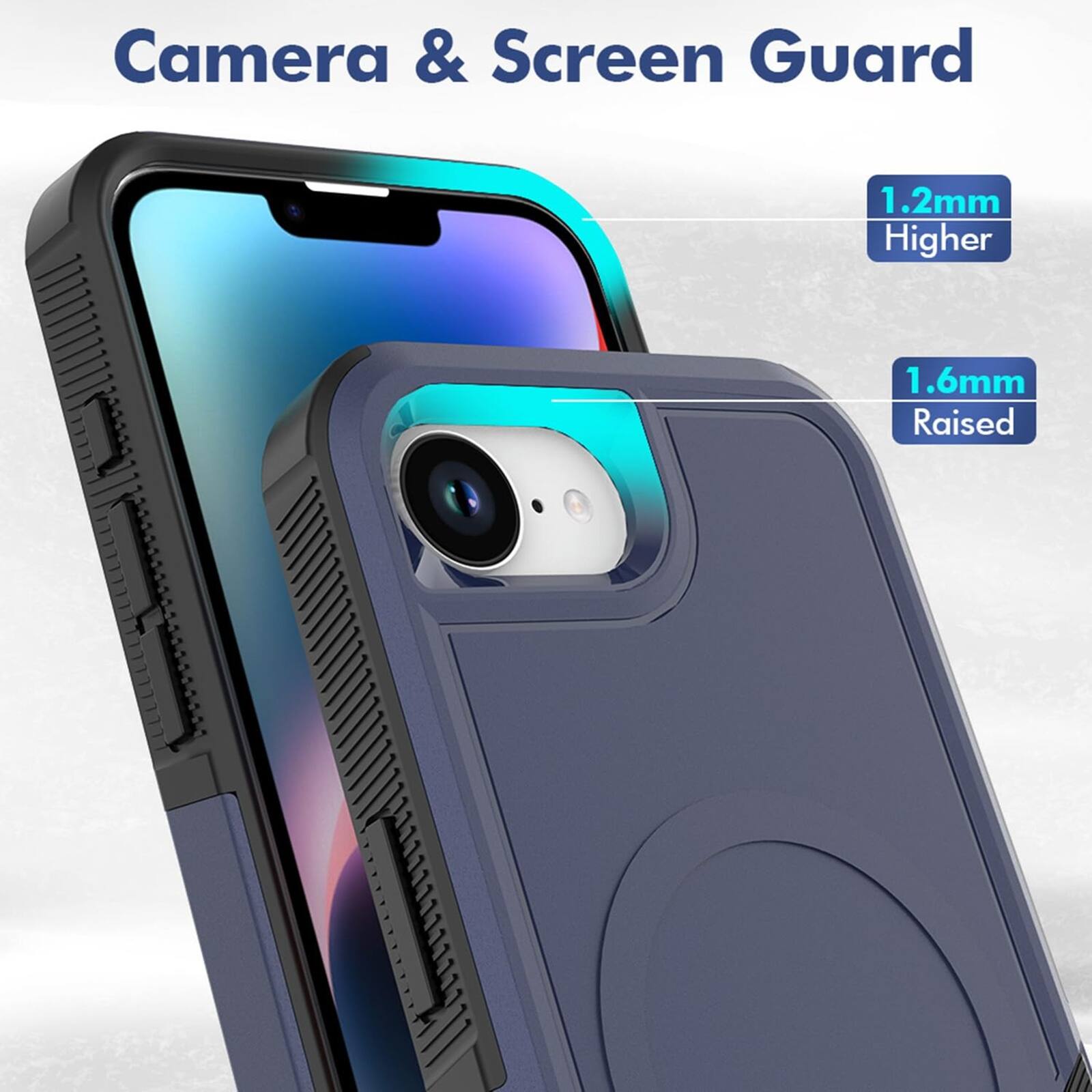 Camera & Screen Guard

1.2mm Higher

1.6mm Raised