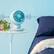 Alt View Zoom 20. Woozoo - Oscillating Air Circulator Fan with Remote - 5 Speed Desk Fan with Timer - 353 ft² Area Coverage - Blue.