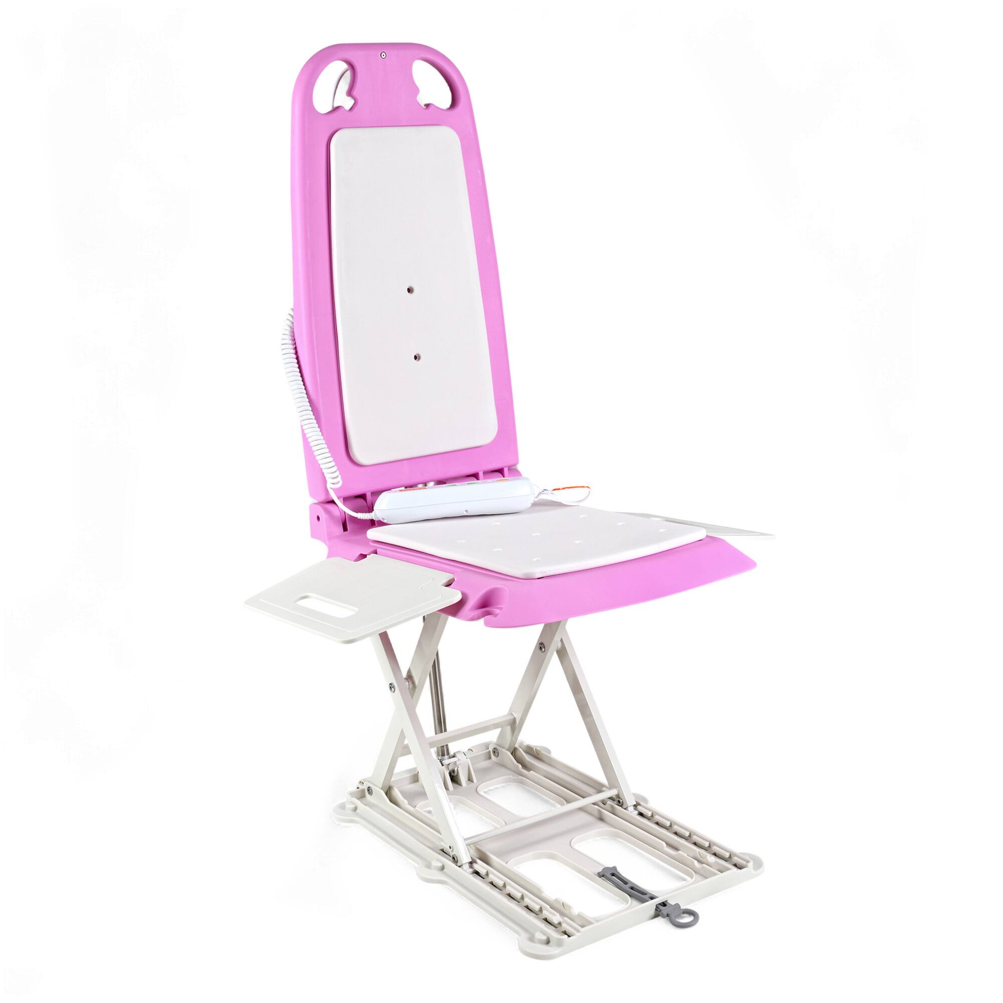 Front. SuperHandy - SuperHandy Portable Floor & Bath Lift - Blossom Pink.