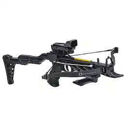 Centerpoint - Hornet Recurve Crossbow with Reflex Red Dot Sight & 3, 6" Bolts - Black