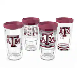 Tervis - Texas A&M Aggies Four-Pack 16oz. Classic Tumbler Set - Multicolor