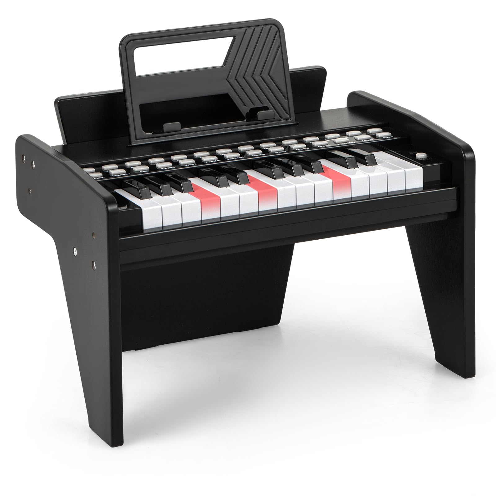 Front. Ecooso - 25-Key Kids Keyboard Piano, Adjustable Tempo and Volume, Beginner Music Toy.