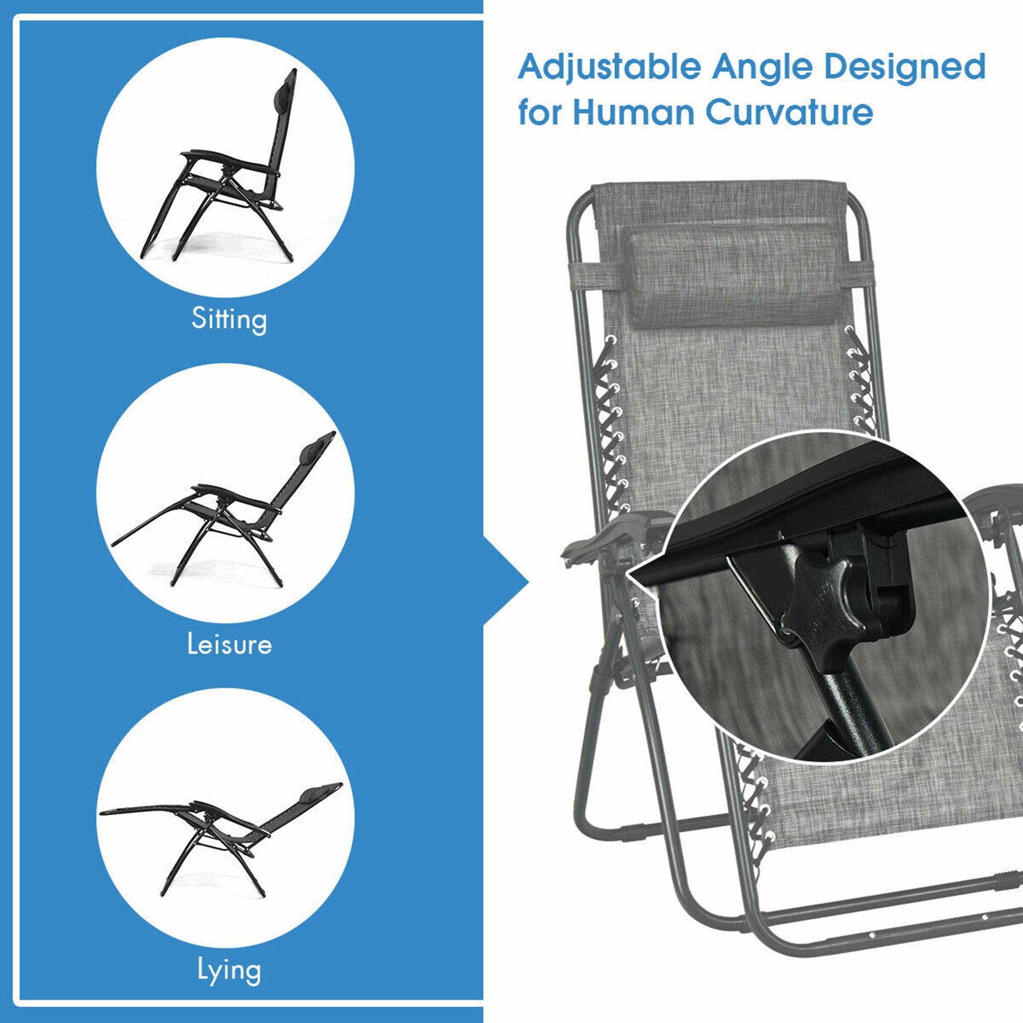 Adjustable Angle Designed for Human Curvature
Sitting
Leisure
Lying