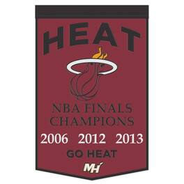 WinCraft - Miami Heat 24" x 38" Championship Banner - Multicolor