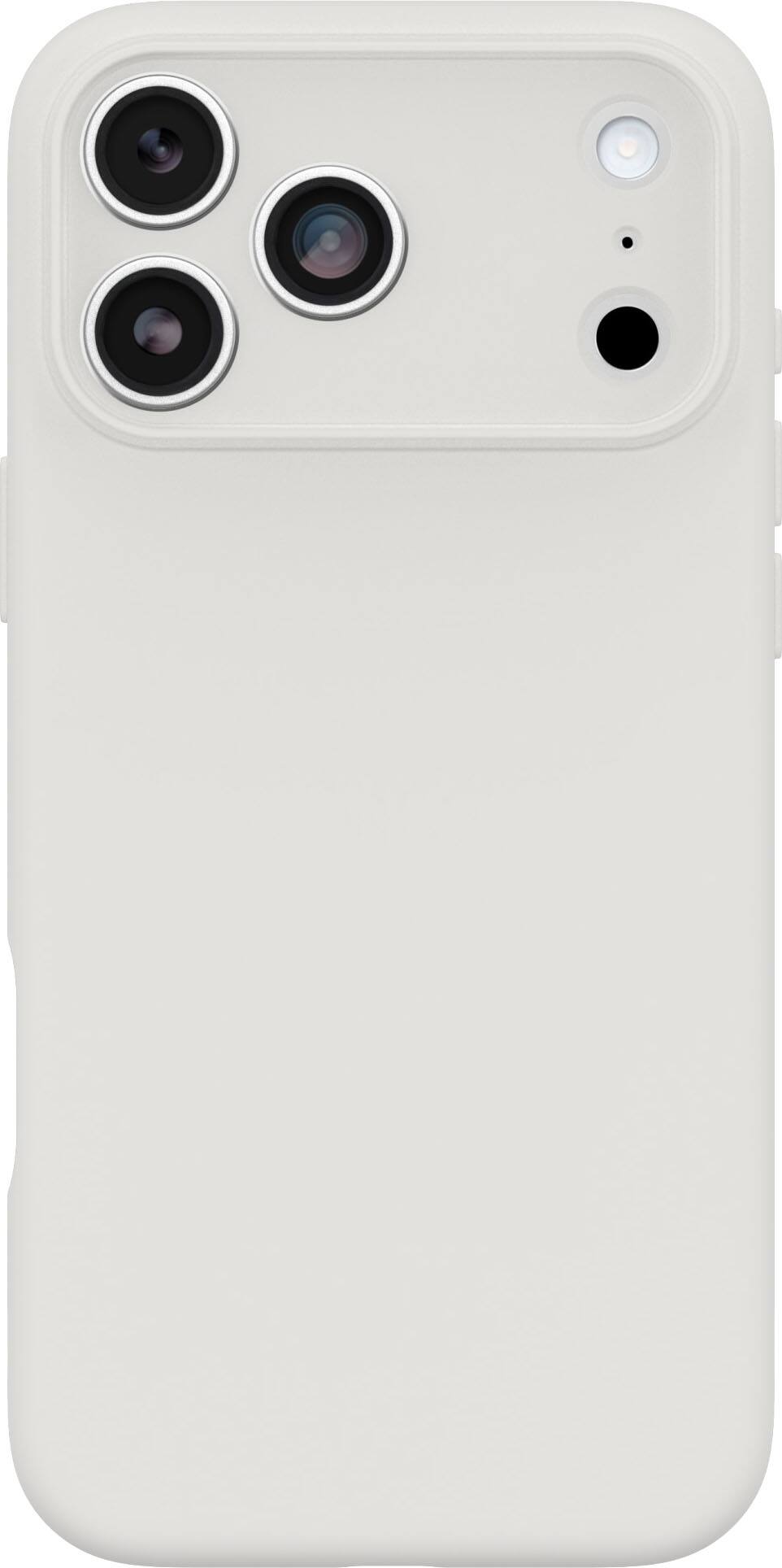 Front. OtterBox - Figura Series Hard Shell for iPhone 17 Pro Max - Crema White.
