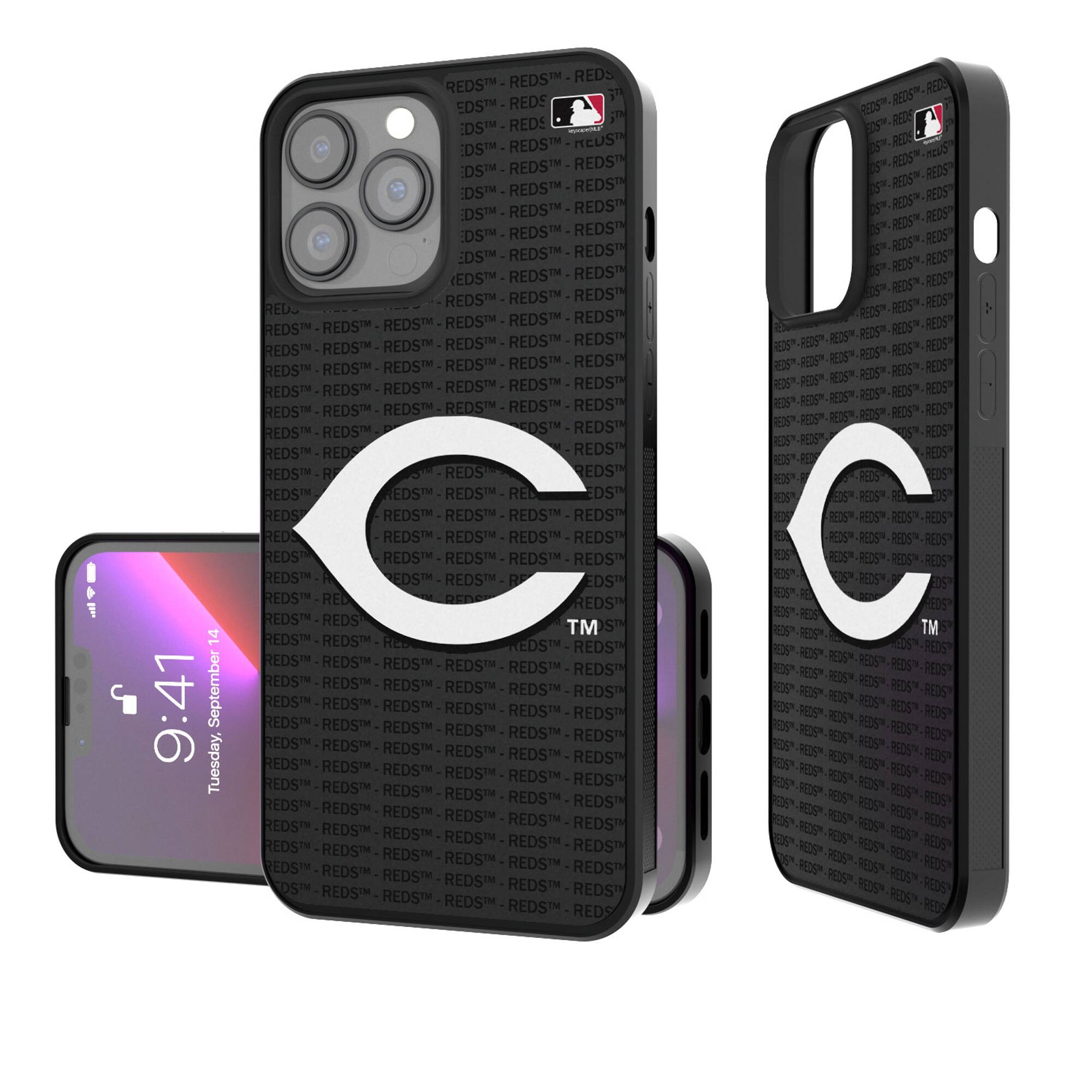 Keyscaper - MLB - Cincinnati Reds iPhone Text Backdrop Design Bump Case - 15 Pro Max - Multicolor price history on PriceWatchPro