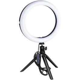 Vidpro - RL-10 10" Bi-Color LED Ring Light Kit with Mini Tripod and Ball Head