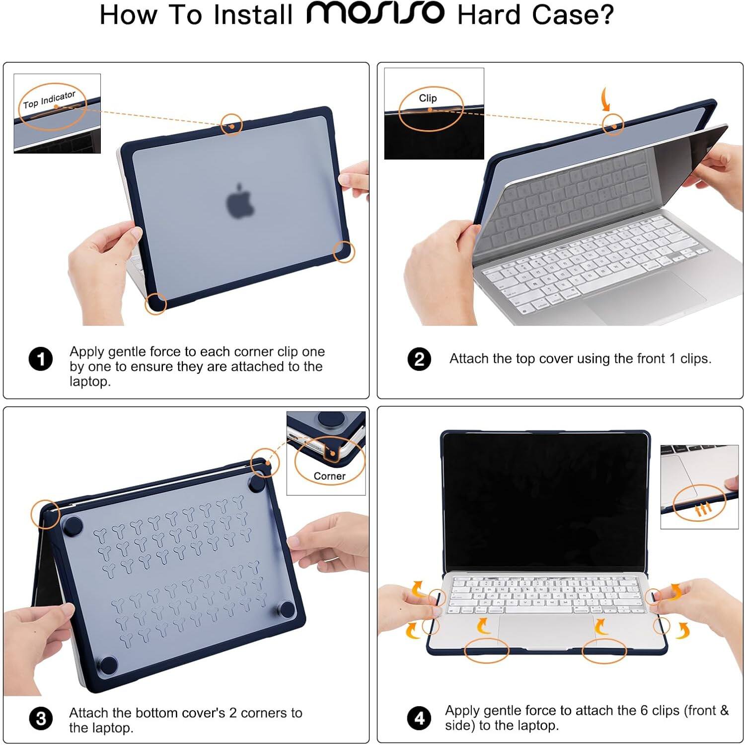 mosiso For MacBook Neo Case 13 inch A3404 A18 Pro Chip 2026, Crack