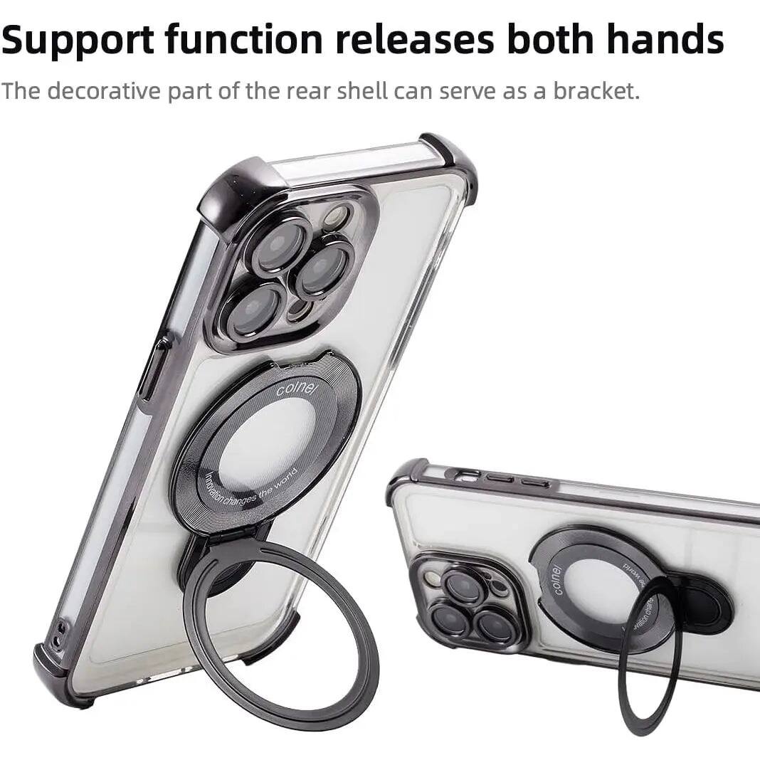 Support function releases both hands  
The decorative part of the rear shell can serve as a bracket.