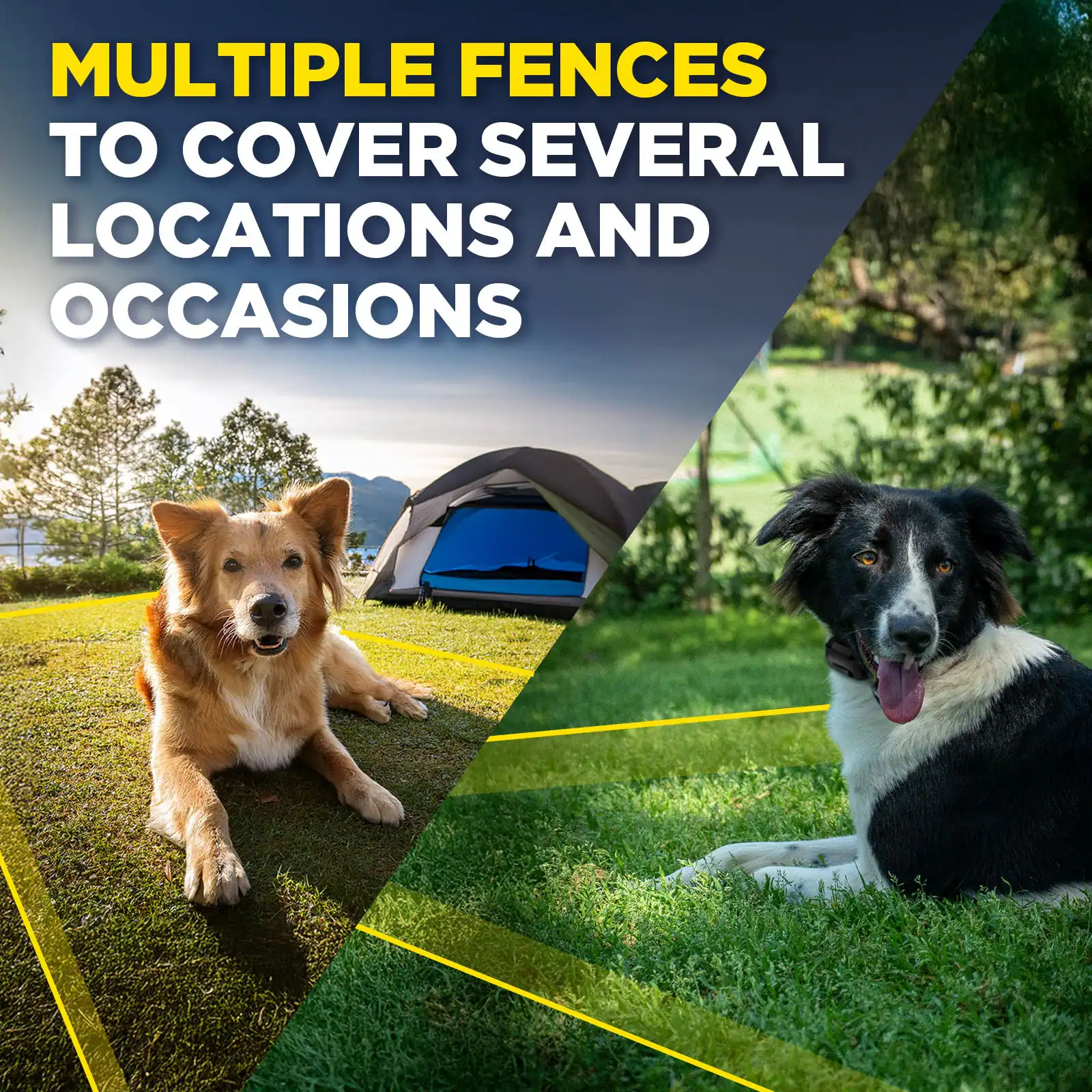 MULTIPLE FENCES TO COVER SEVERAL LOCATIONS AND OCCASIONS