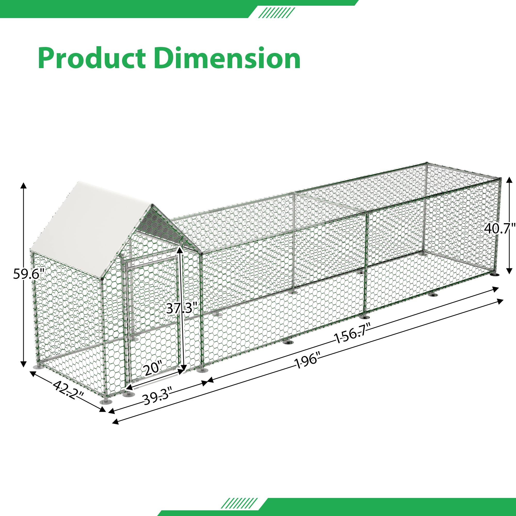 Product Dimension: 40.7" x 59.6" x 42.2" x 37.3" x 37.3" x 20" x 39.3" x 156.7" x 1.96"