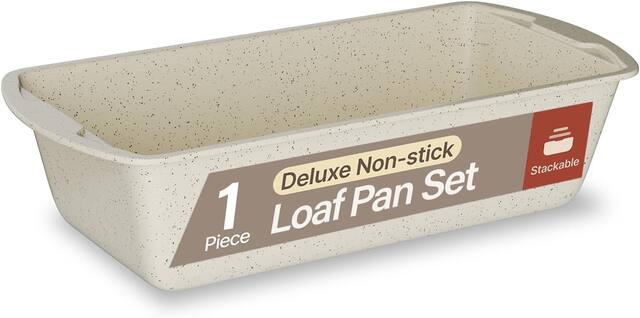 Deluxe Non-stick Loaf Pan Set 1 Piece Stackable