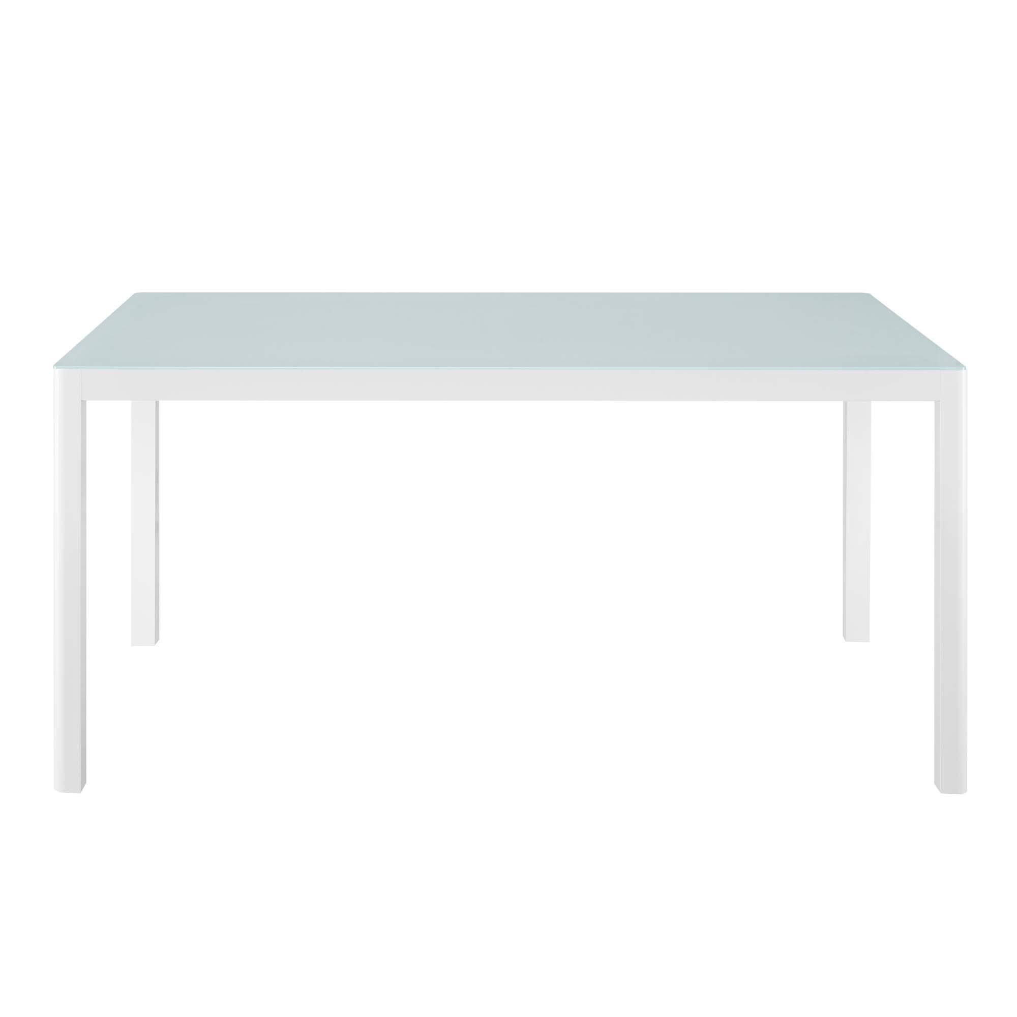 Alt View 4. Modway - Raleigh 7-Piece Outdoor Aluminum Dining Set - White Navy.