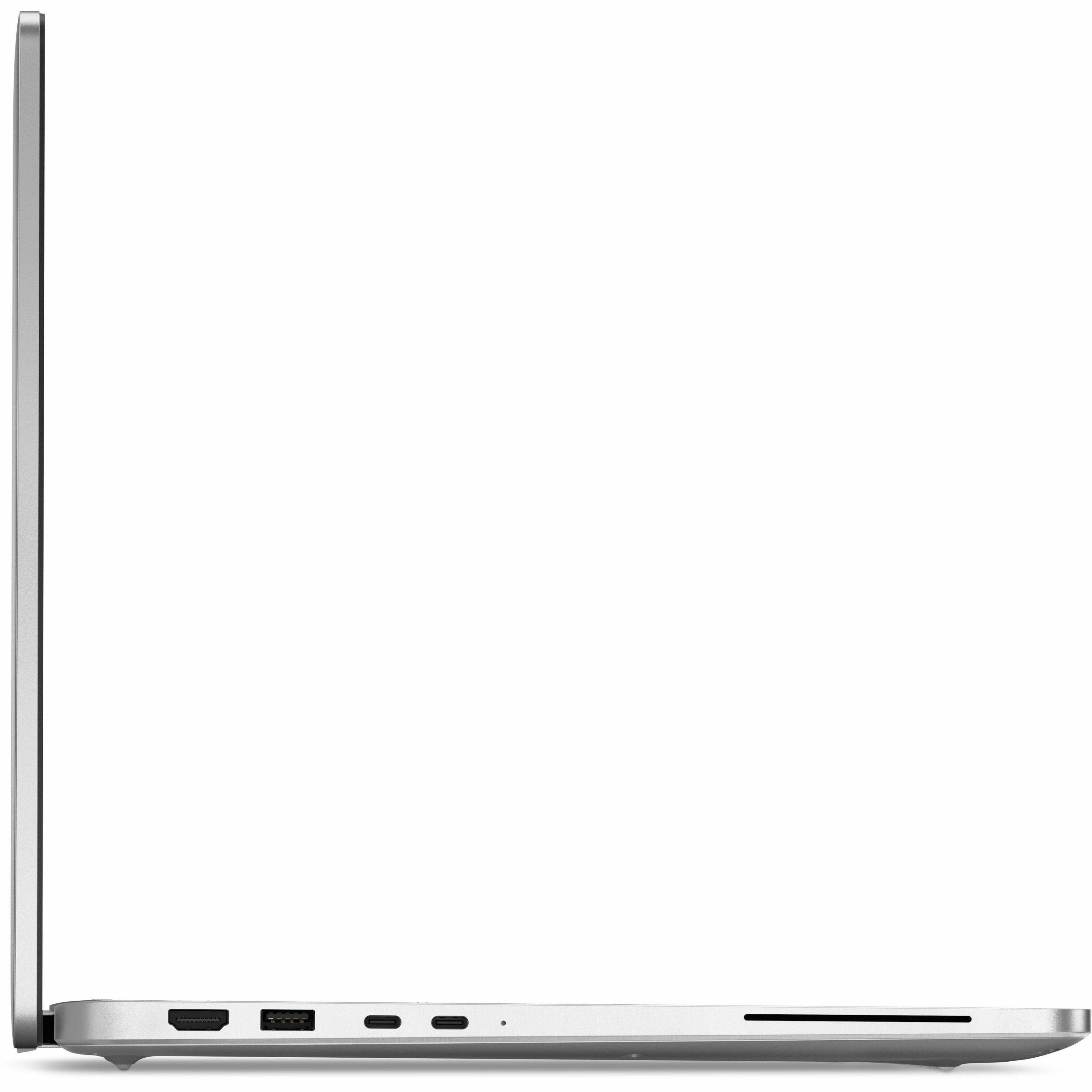 Alt View 18. Dell - Pro 16 Plus 16" IPS 1920 x 1200 (Full HD Plus) Laptop - Intel Core Ultra 7 with 16GB Memory - 512 GB SSD - Silver.
