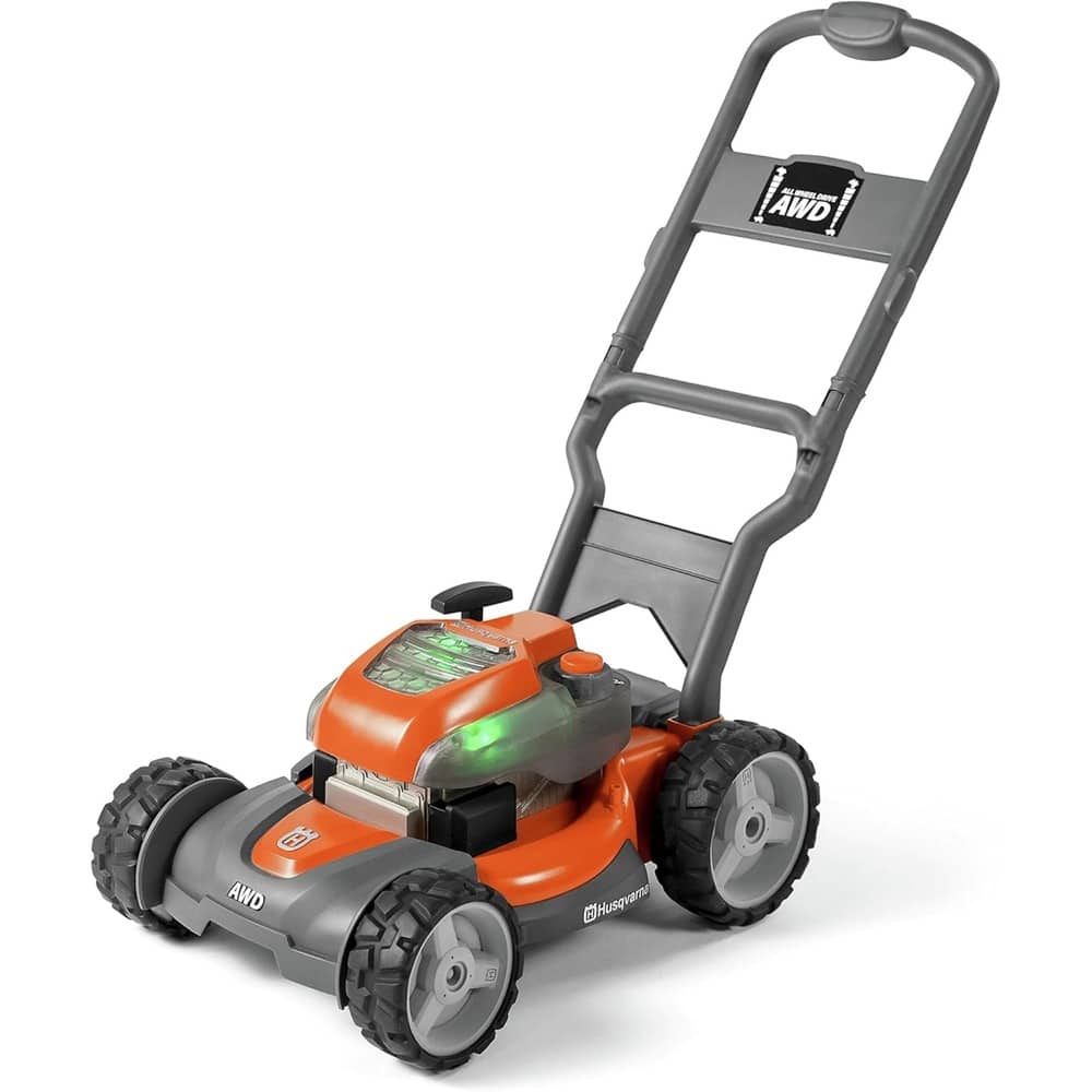 Husqvarna - Toddler Toy Lawn Mower with Realistic Sounds and Light-Up Engine for Ages 2 and Up