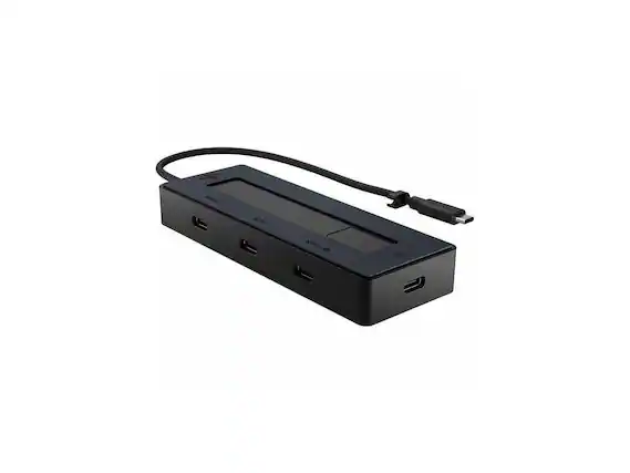 Front. HP - HP 4K USB-C Multiport Docking Station 6G843A.