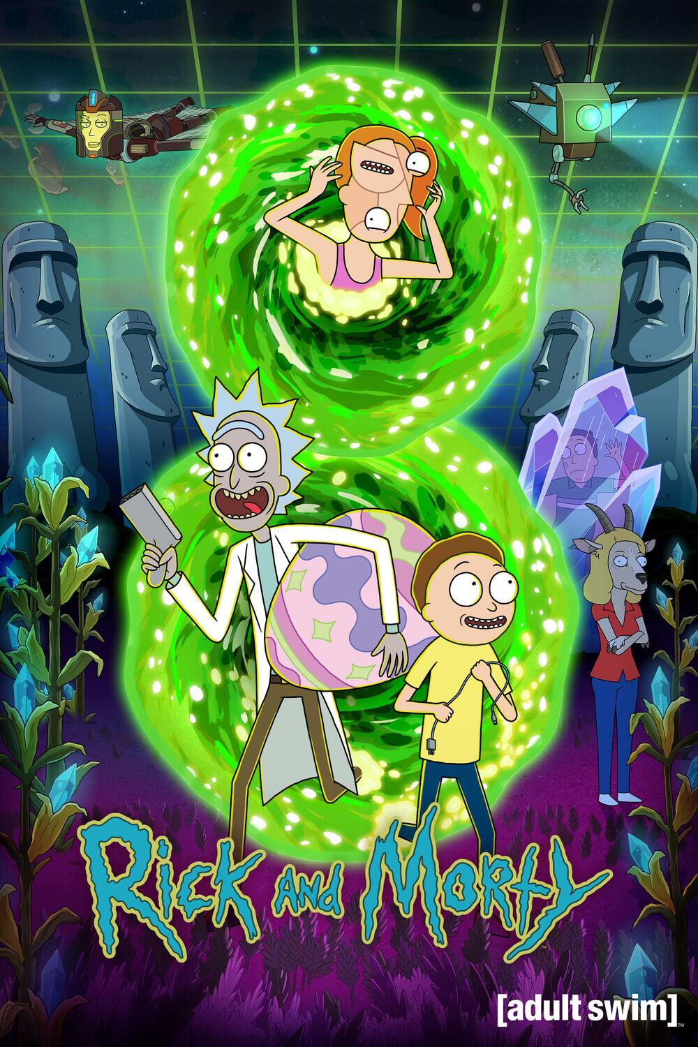 Front. Rick and Morty: Season 8 - DVD.