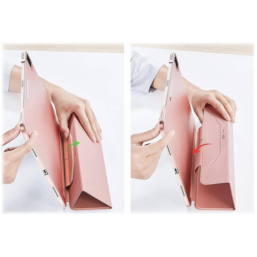 Alt View 20. SaharaCase - ESR Folio Case for Apple iPad Pro 12.9 (4th, 5th, and 6th Gen 2020-2022) - Rose Gold.