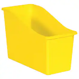 Teacher Created Resources - Yellow Plastic Book Bin