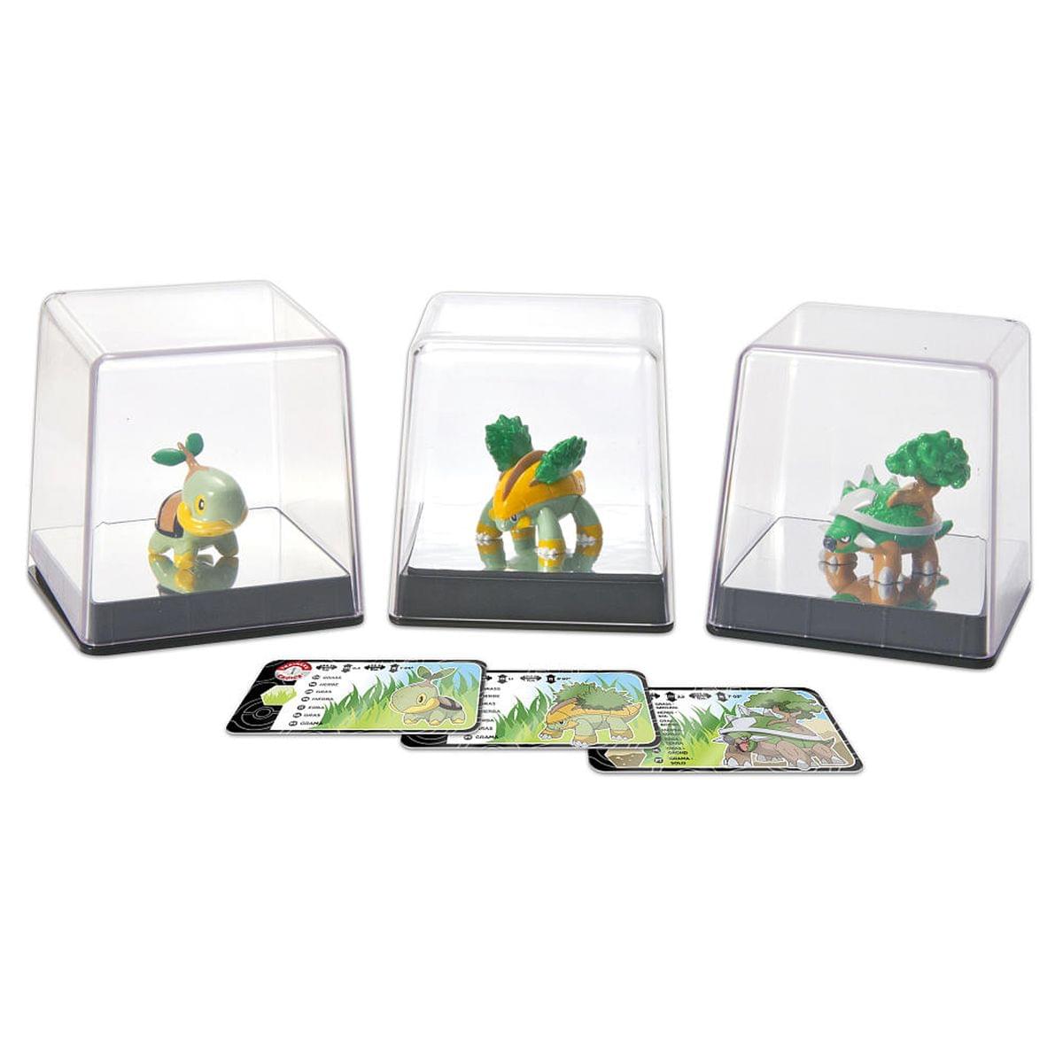 Pokemon Trainer's Choice 2" Mini Figure 3-Pack: Turtwig, Grotle and Torterra
