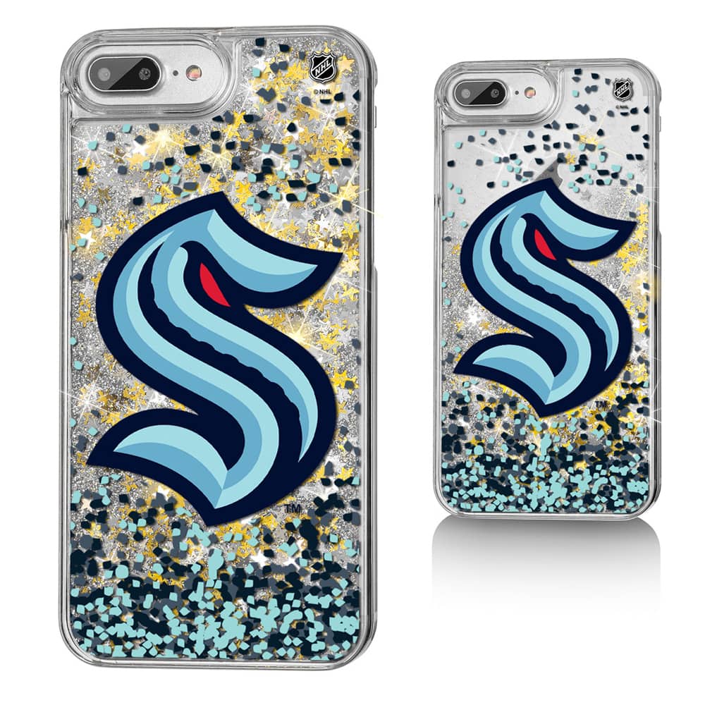 Keyscaper - NHL - Seattle Kraken iPhone Confetti Glitter Case - 13 Pro Max - Multicolor