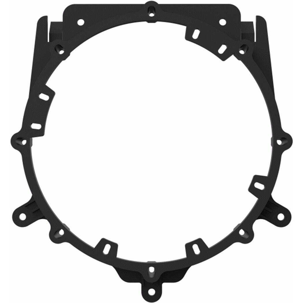 Alt View 13. Metra - Speaker Adapter Plate for Select Acura and Honda 2002-2014 Vehicles (2-Pack) - Black.