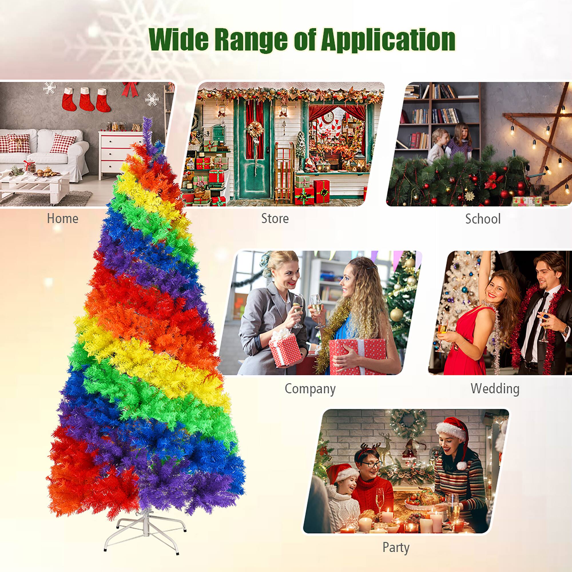 Wide Range of Application: Home, Store, School, Company, Wedding, Party