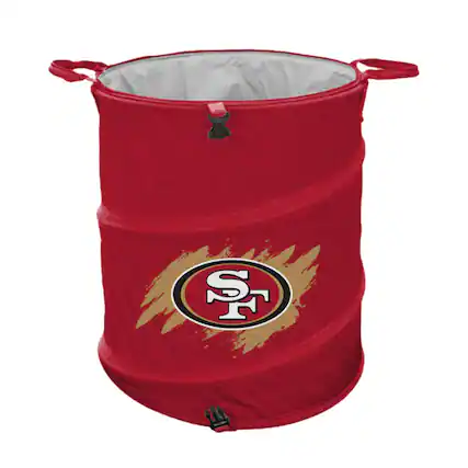 Front. Pegasus - San Francisco 49ers Big Logo Collapsible Can - Multicolor.