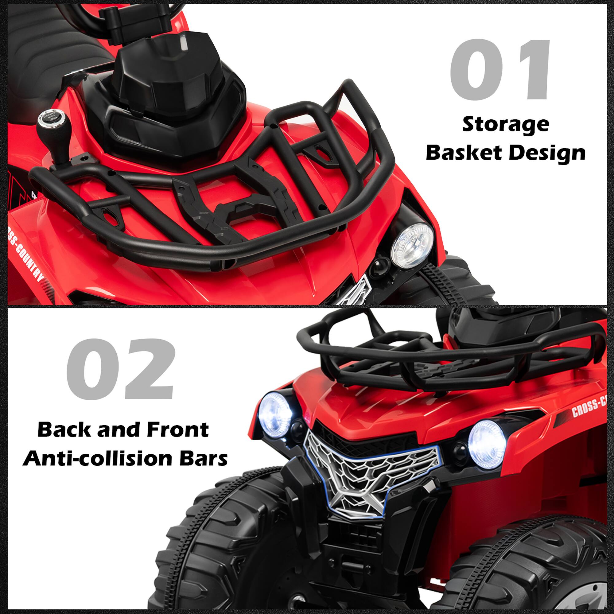 01 Storage Basket Design

02 Back and Front Anti-collision Bars