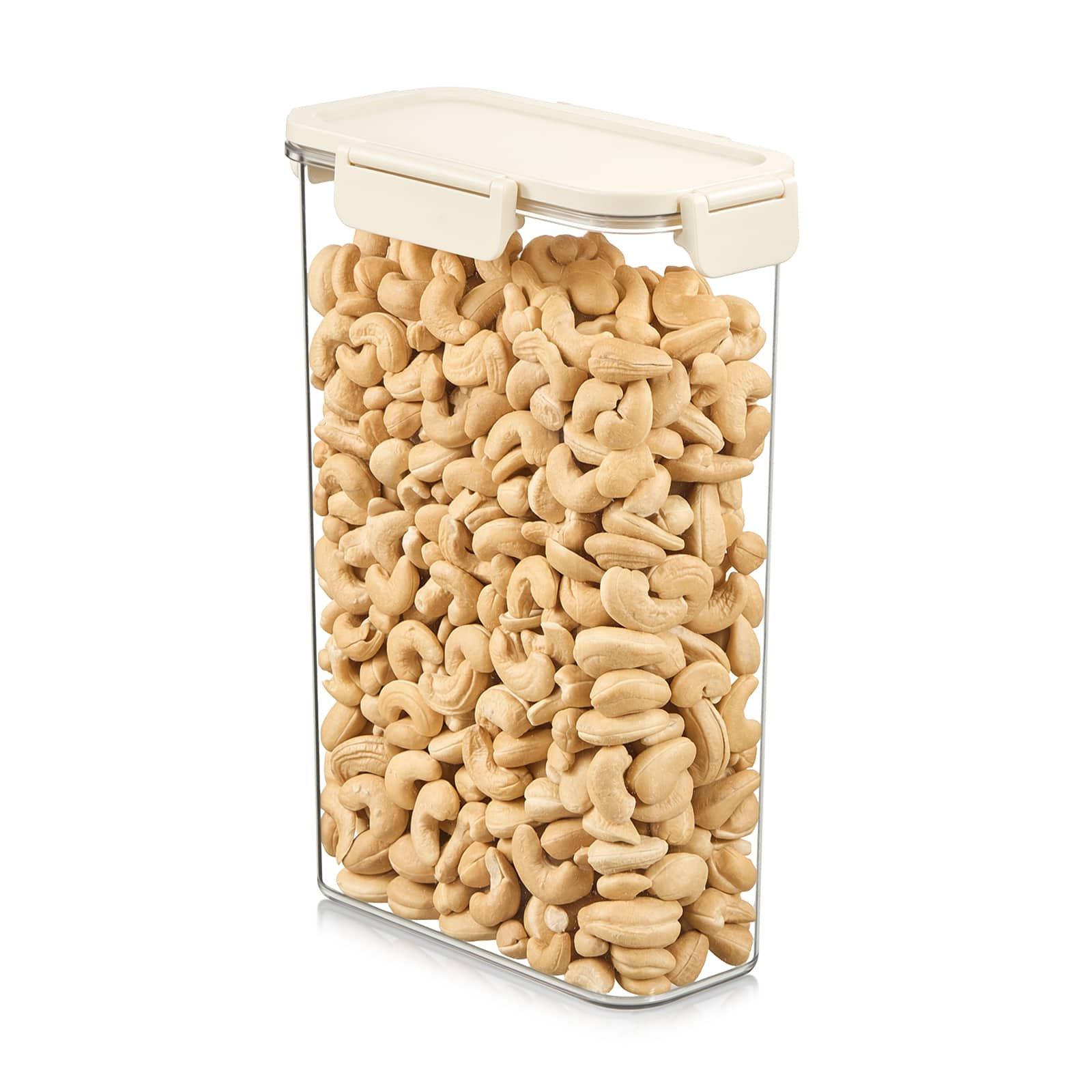 Sorbus - Airtight Food Storage Container- Stackable Pantry Canister with Secure Lid for Rice, Cereal, Flour, Pasta - Clear