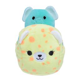Kellytoy - Squishville Mini Squishmallow Plush | Diego the Elephant in Vehicle - Blue