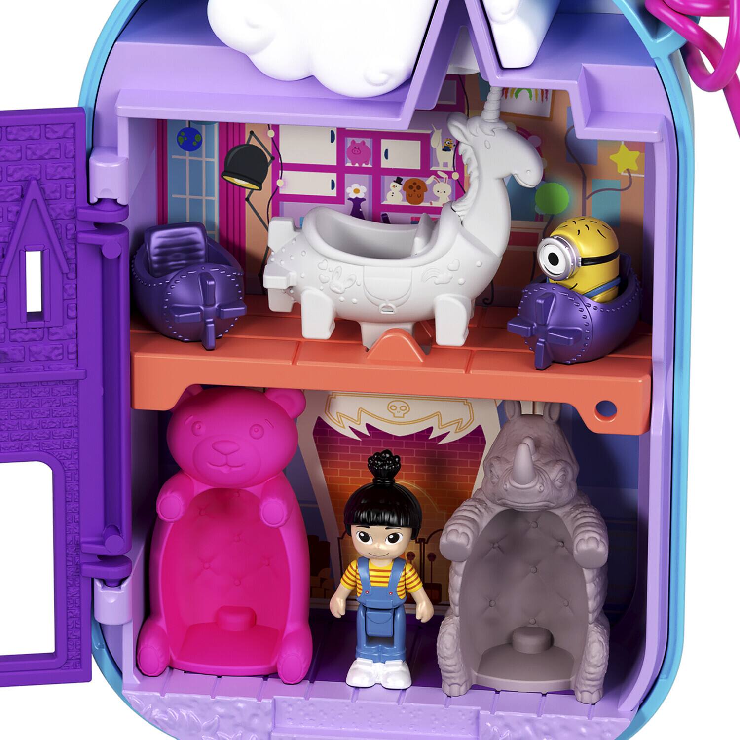 Alt View 4. Mattel - Mattel Collectible - Polly Pocket Collector Minions Compact Playset with Accessories and Dolls   - COLLECTIBLES - Mattel.