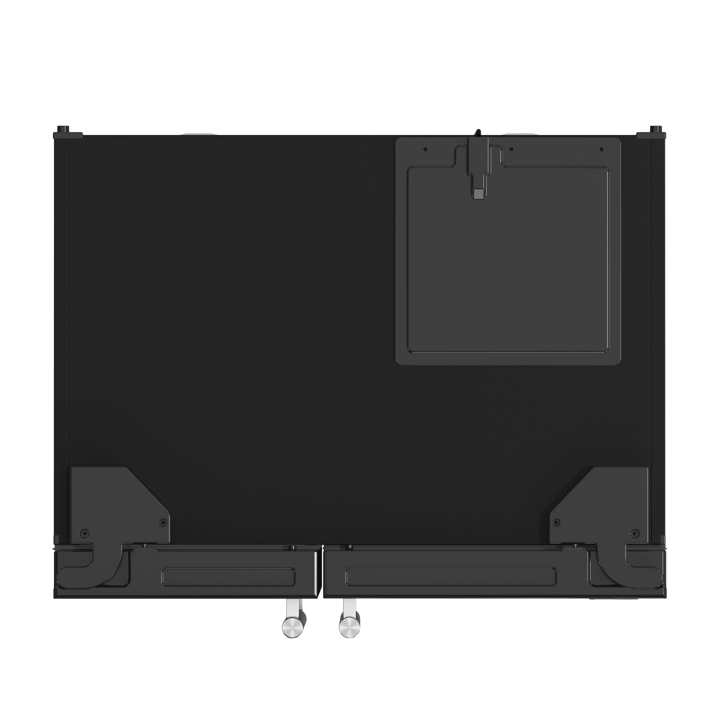 Alt View 3. Forno Appliances - Salerno 20 Cu. Ft. Side-by-Side Counter-Depth Refrigerator with Ice and Water Dispenser - Black.