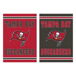 Evergreen Enterprises - Tampa Bay Buccaneers 12.5" x 18" Double-Sided Embossed Suede Garden Flag - Multicolor