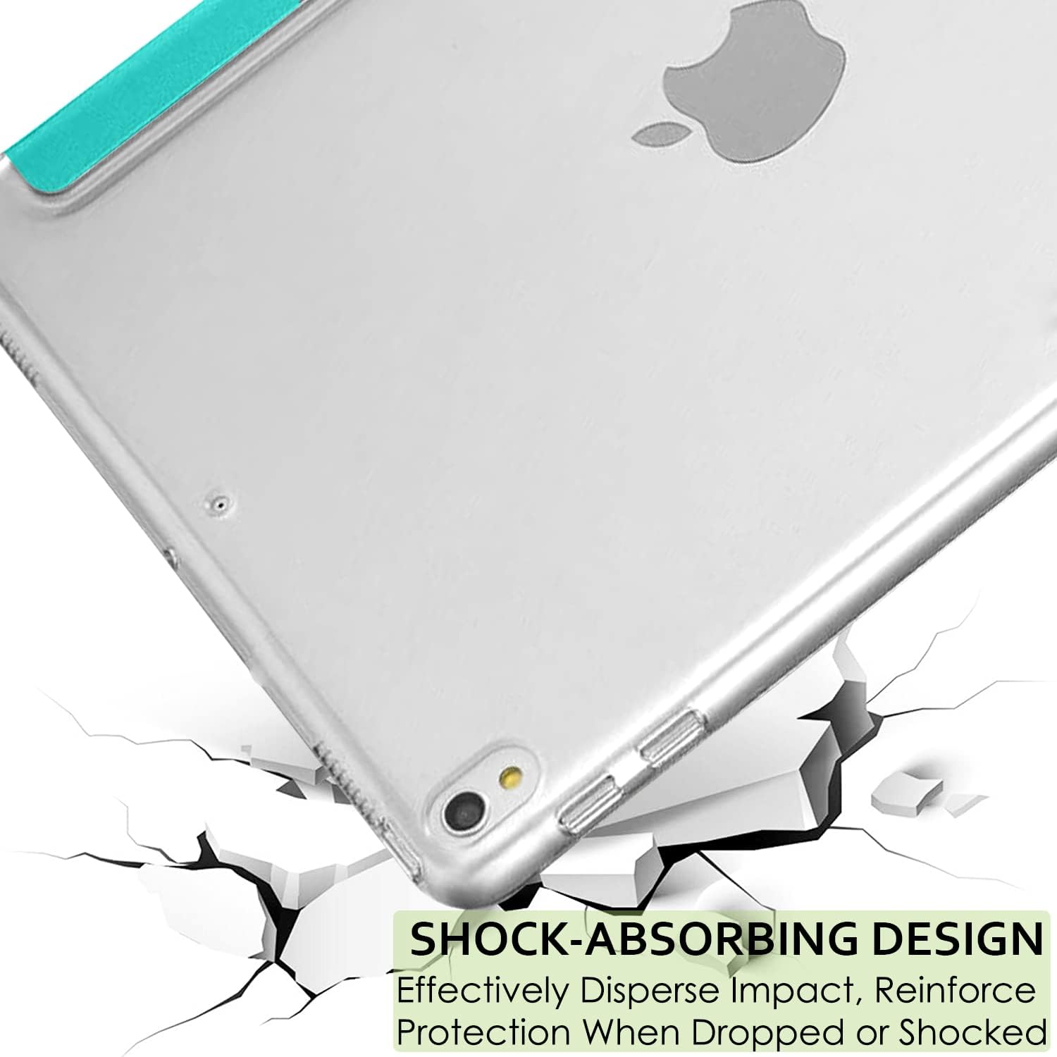 SHOCK-ABSORBING DESIGN  
Effectively Disperse Impact, Reinforce Protection When Dropped or Shocked