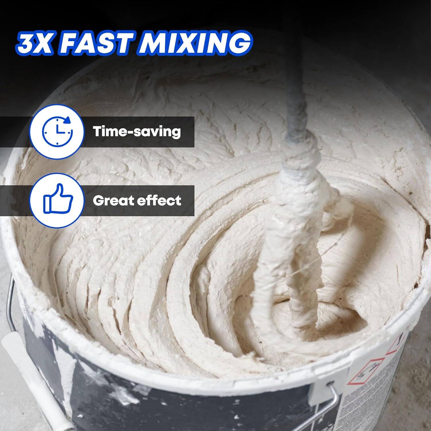 3X FAST MIXING  
Time-saving  
Great effect