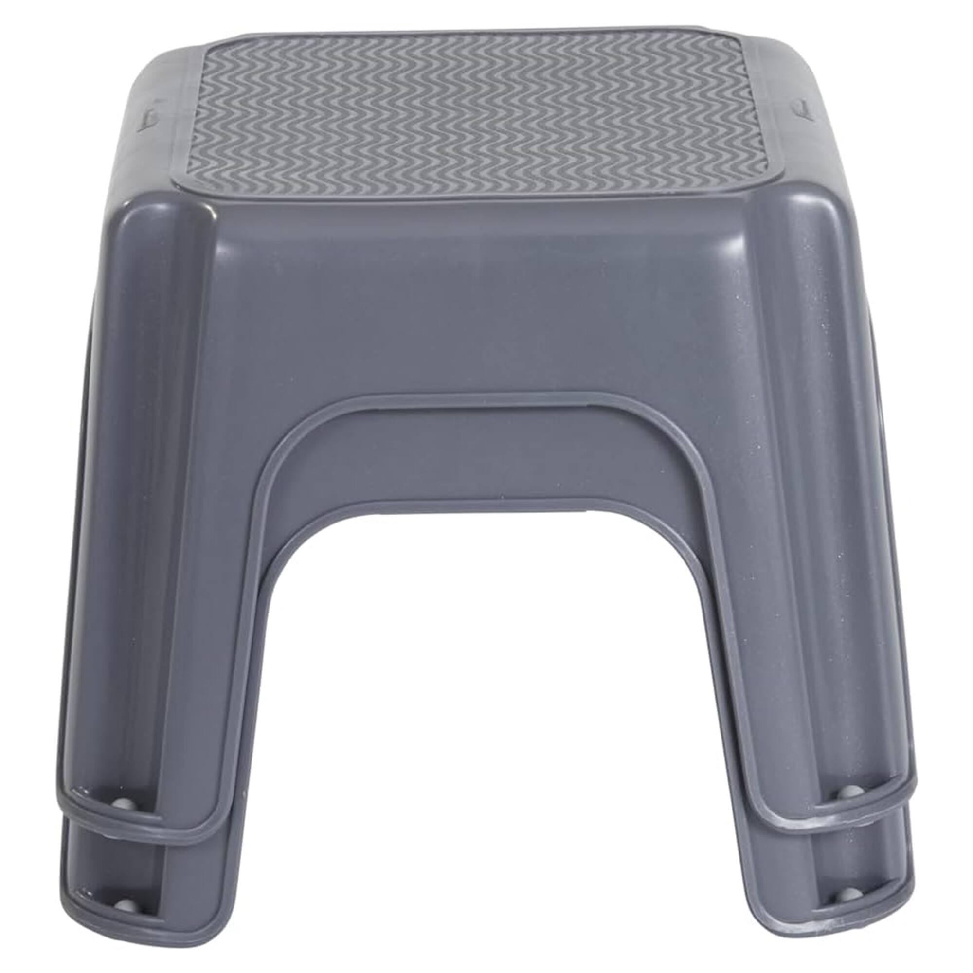 Alt View 7. RubberMaid - Rubbermaid Durable Plastic Step Stool w/ 250-LB Weight Capacity, Gray (3 Pack) - Gray.