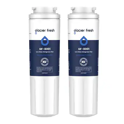 Glacier Fresh
GF-8001
Ice & Water Refrigerator Filter
Replace every 6 months
NSF Certified
The Filter is Tested and Certified by NSF International against NSF/ANSI Standard 42 for materials and structural integrity
COMPONENT