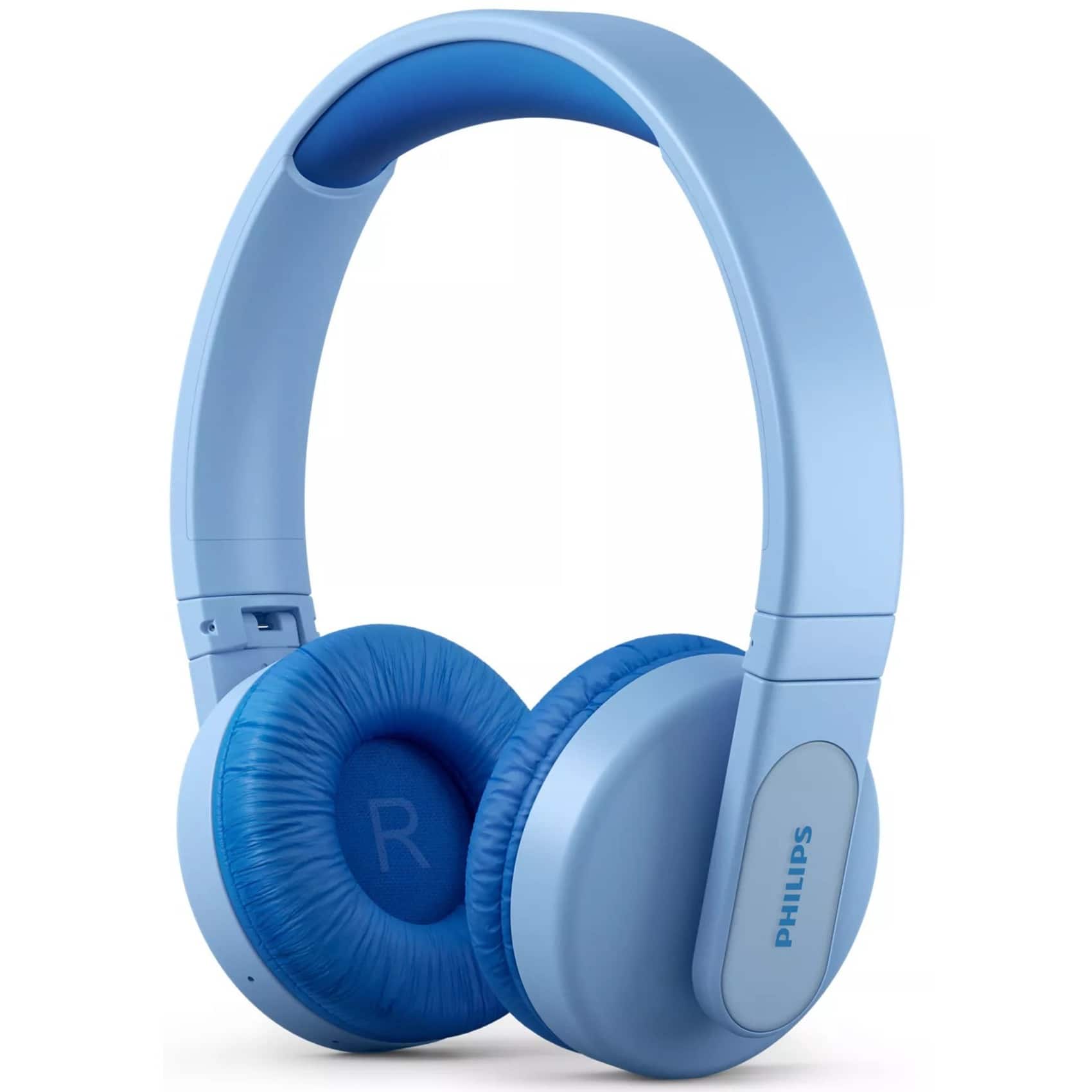 Philips - Wired On-ear Headphones - Blue
