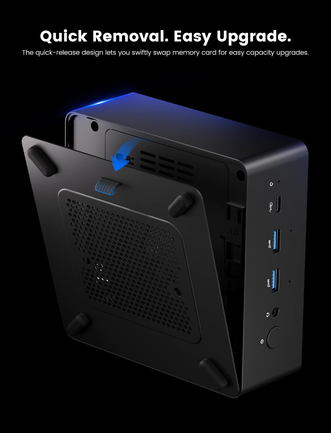 MINIX ER936 AI Mini PC, AMD Ryzen AI 9 365, 32GB DDR5/ 1TB PCIe