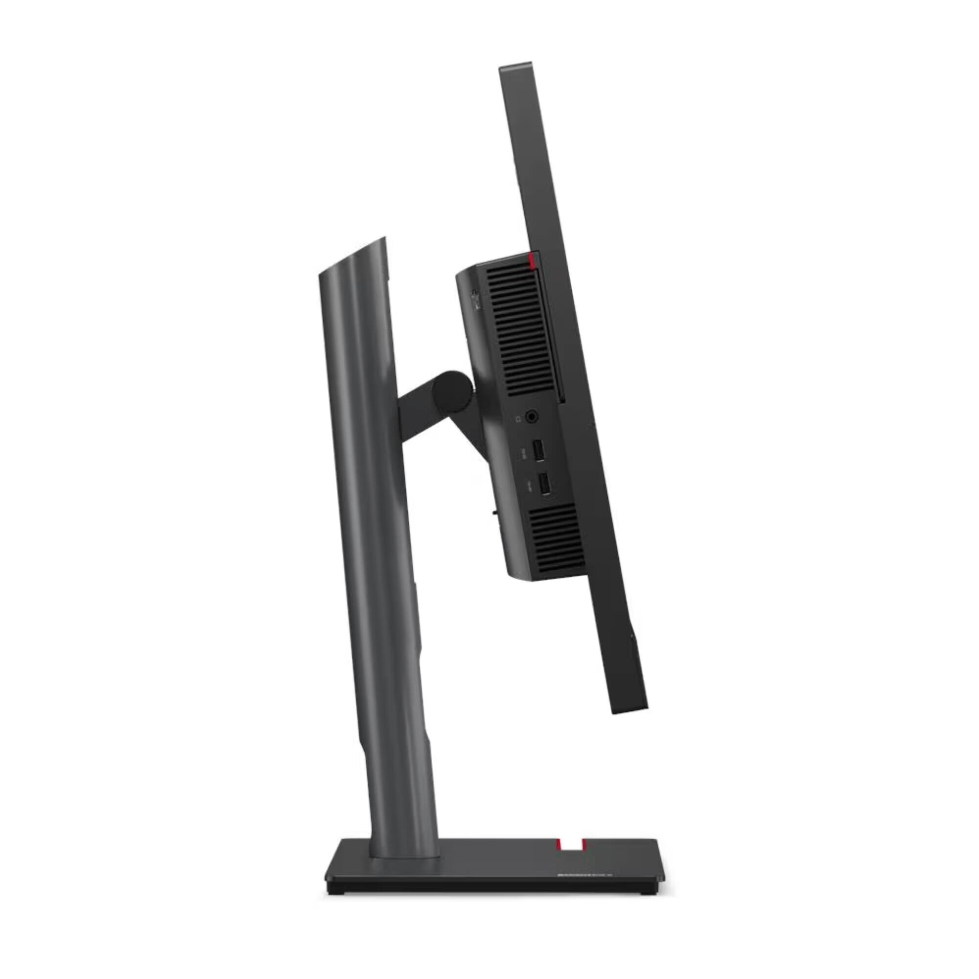 Alt View 3. Lenovo - Lenovo ThinkVision 27" 3D Monitor (3840x2160) 60Hz IPS 4ms - Black.