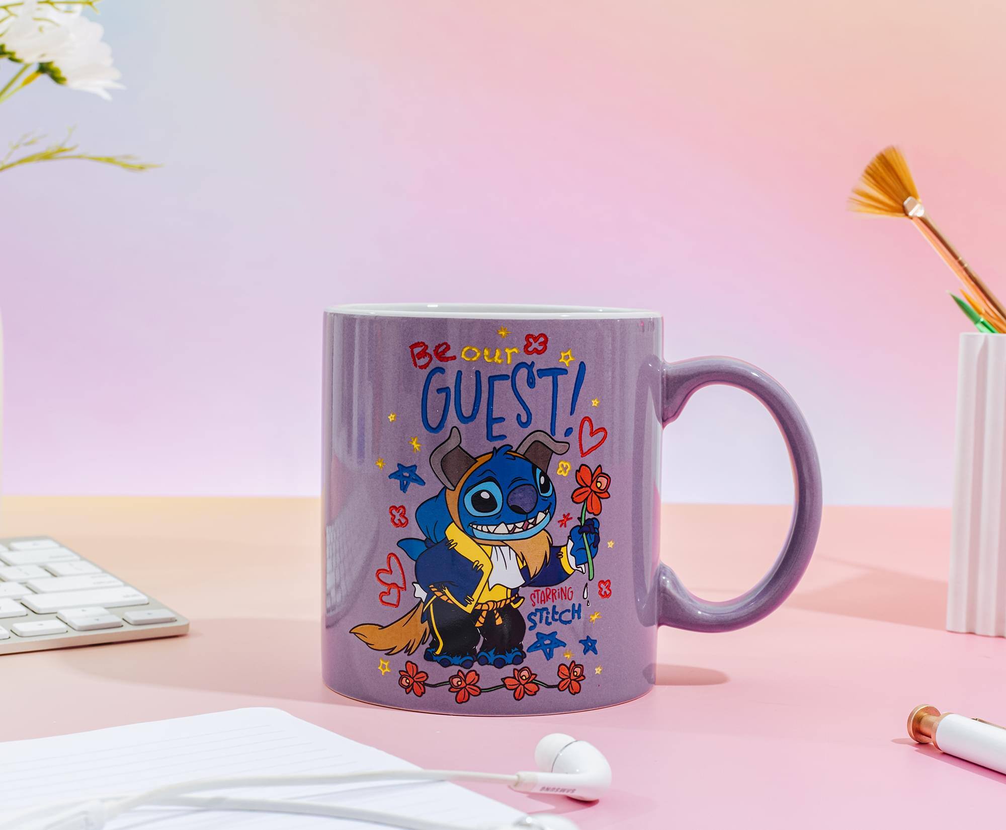 Be our guest!  
Starring Stitch